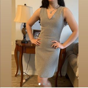 Supper cute vintage look Black and white dress